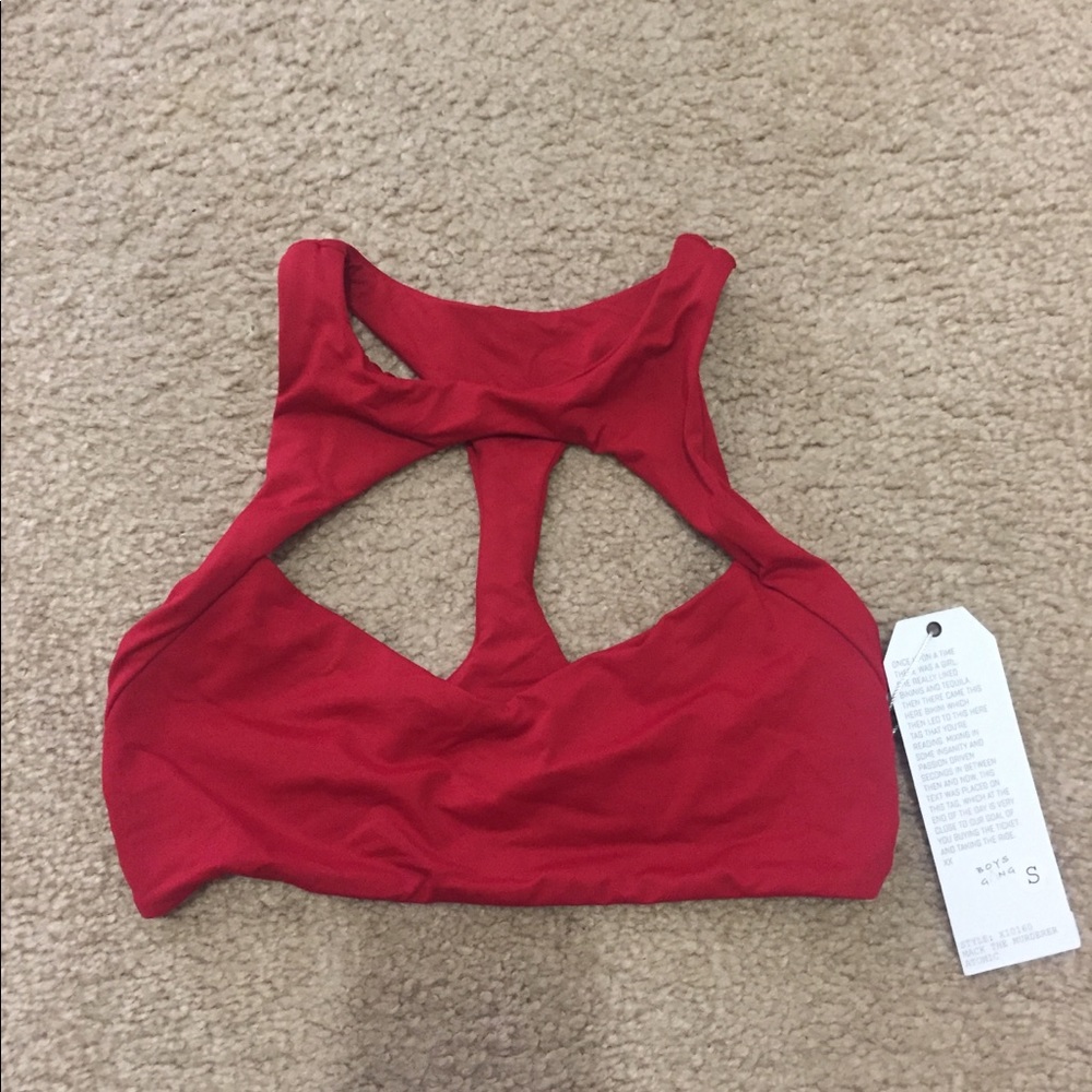 NWT Boys + Arrows Mack the Murderer Red Top Small
